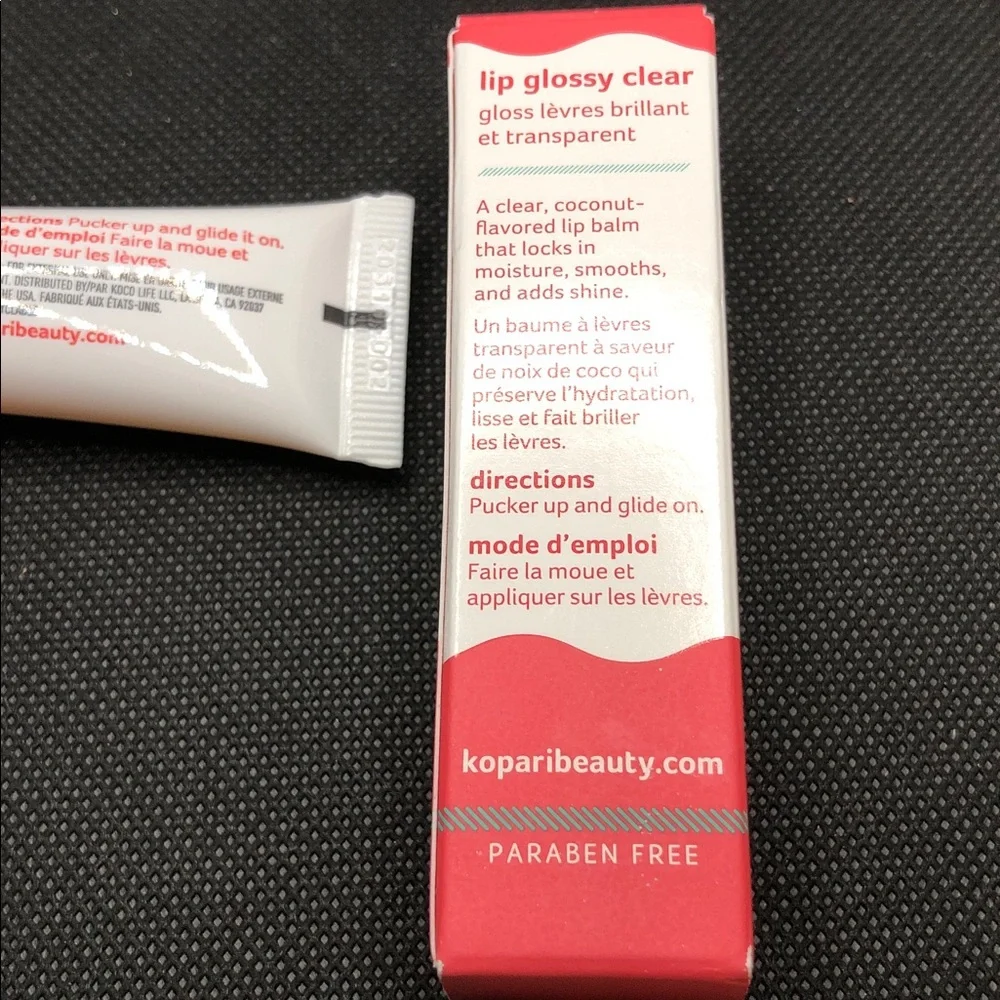 Kopari lip glossy in clear NEW